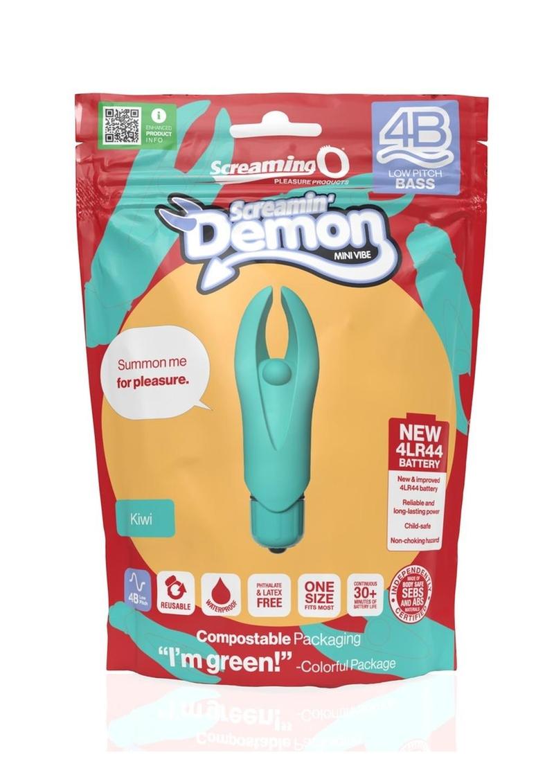 4b Demon Rechargeable Silicone Mini Clitoral Stimulating Vibrator