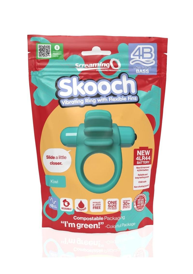 4b Skooch Vibrating Cock Ring with Clitoral Stimulator