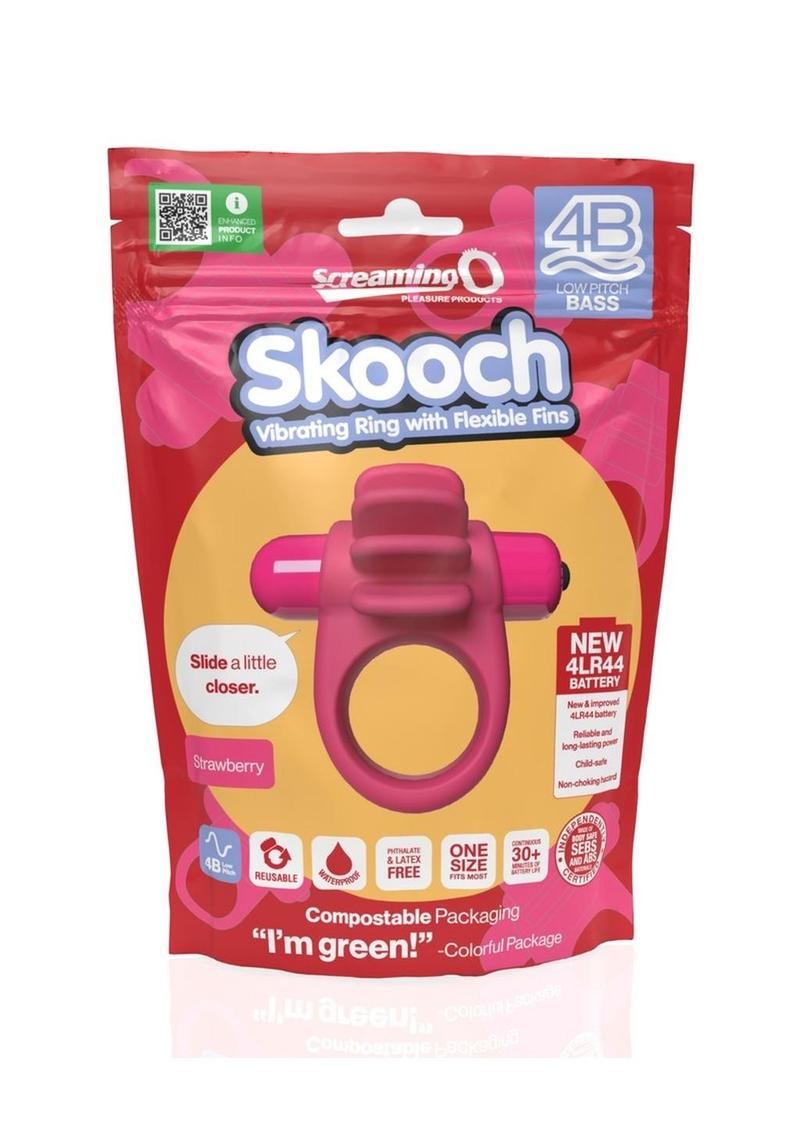 4b Skooch Vibrating Cock Ring with Clitoral Stimulator