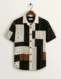 Wooden Mandala All-Day Cotton Classic Shirt for Men
