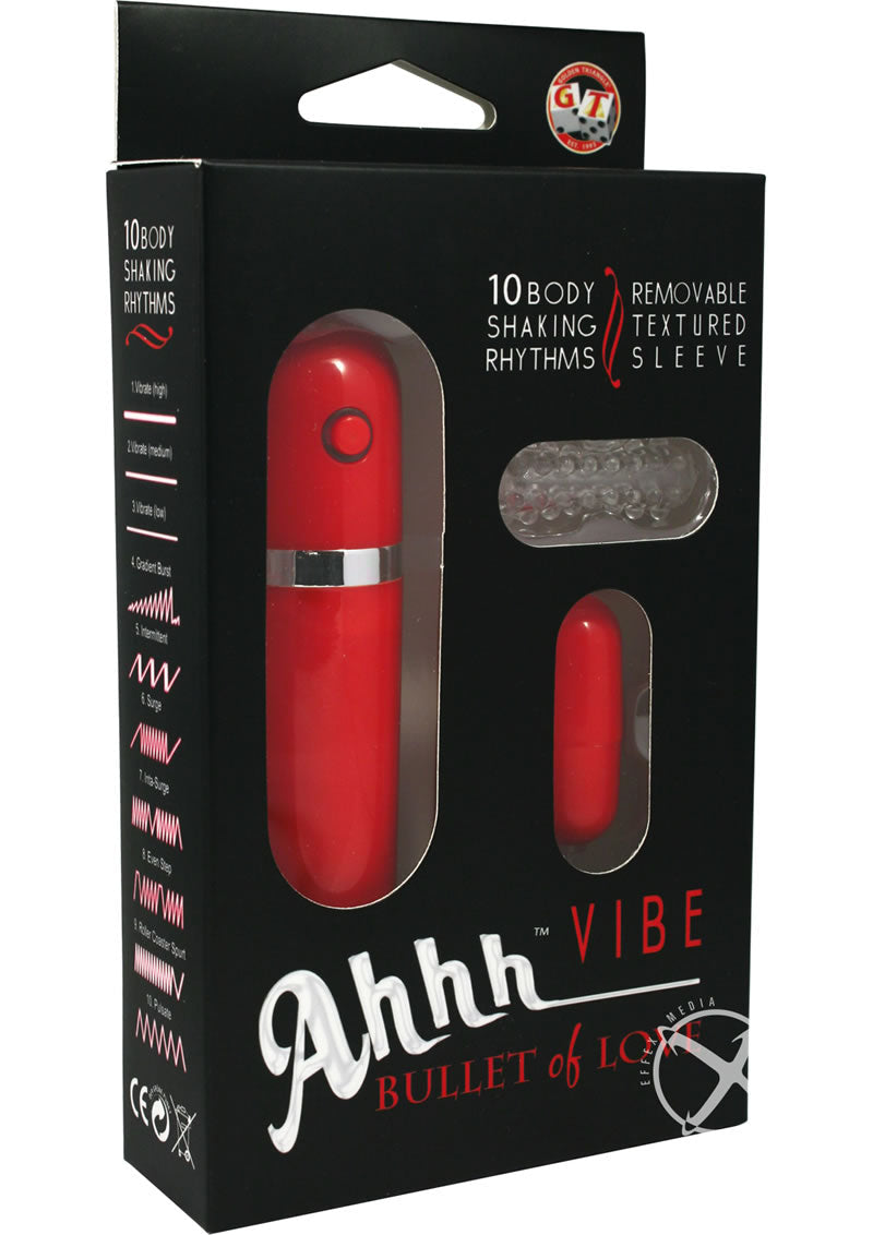 Ahhh Vibrating Bullet Of Love with Remote Control