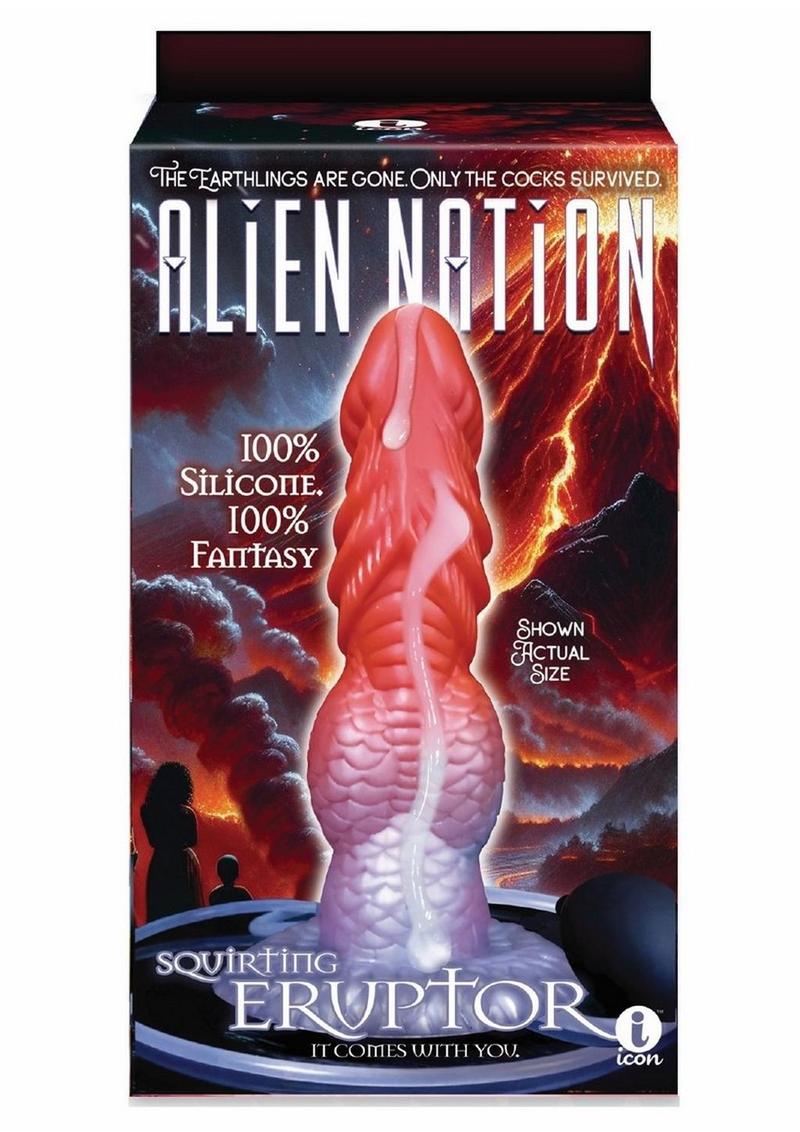 Alien Nation Eruptor Silicone Self Lubricating Dildo