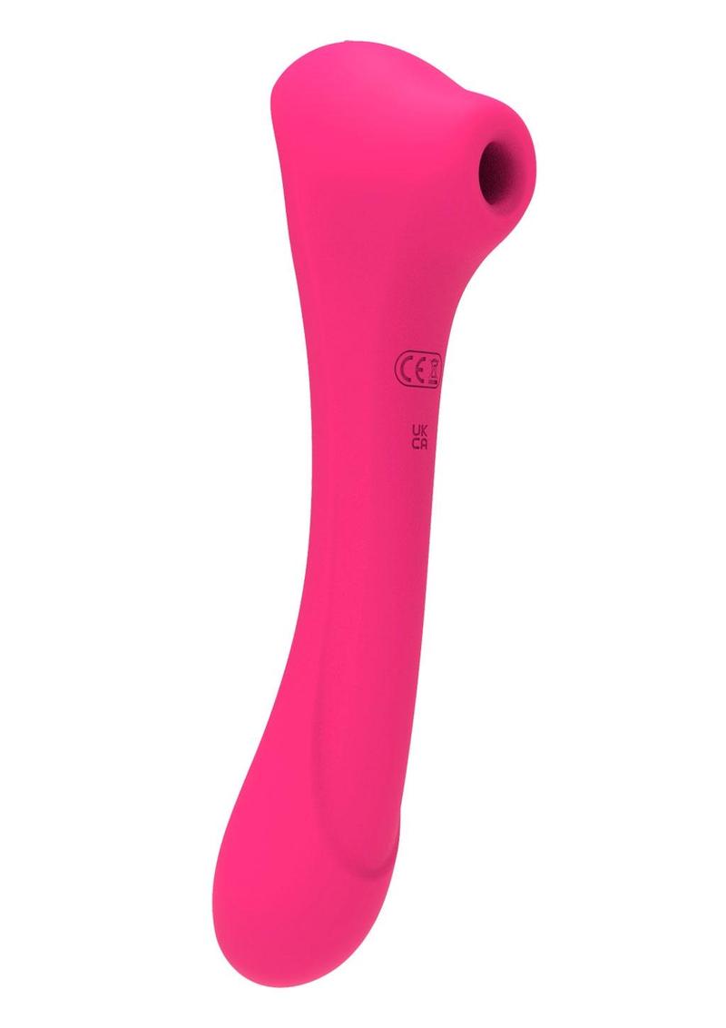 Alive Quiver Rechargeable Silicone Dual End Vibrator and Clitoral Stimulator