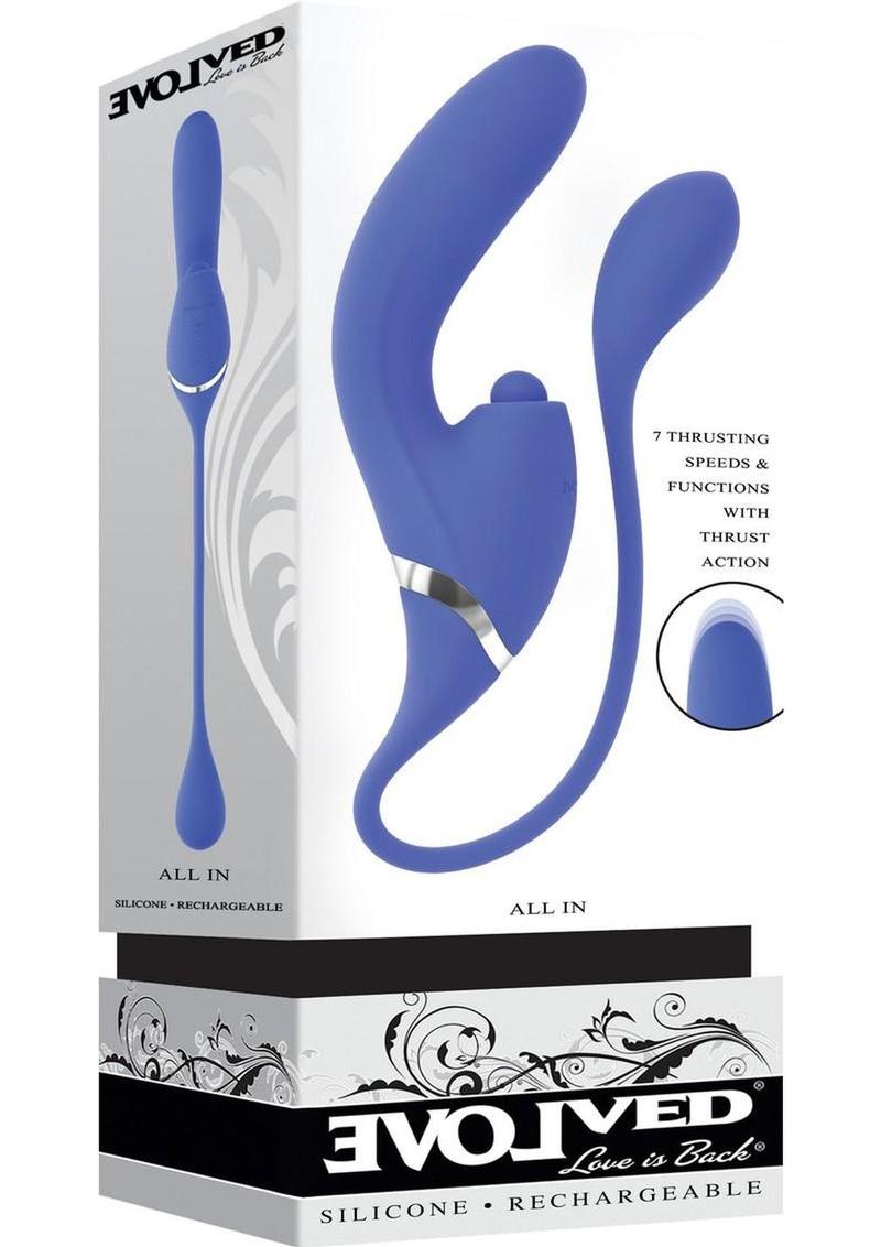 All In Rechargeable Silicone Dual Vibrator
