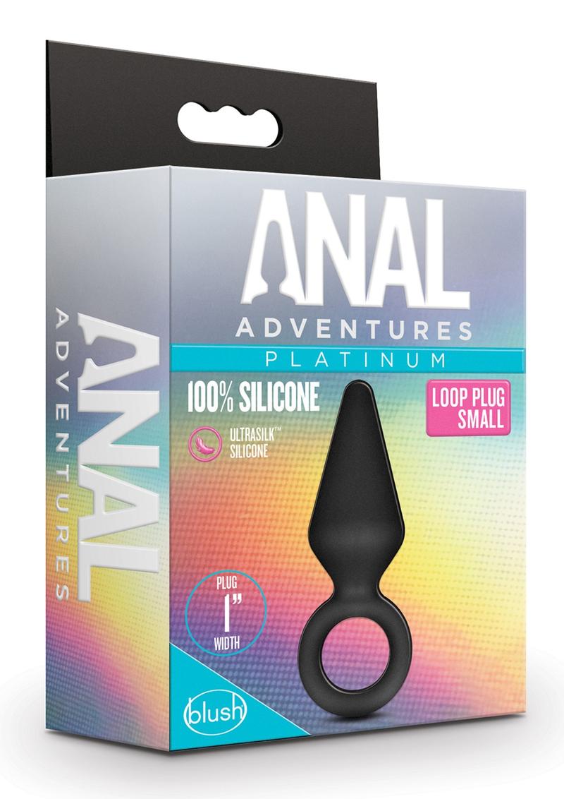 Anal Adventures Platinum Silicone Loop Plug