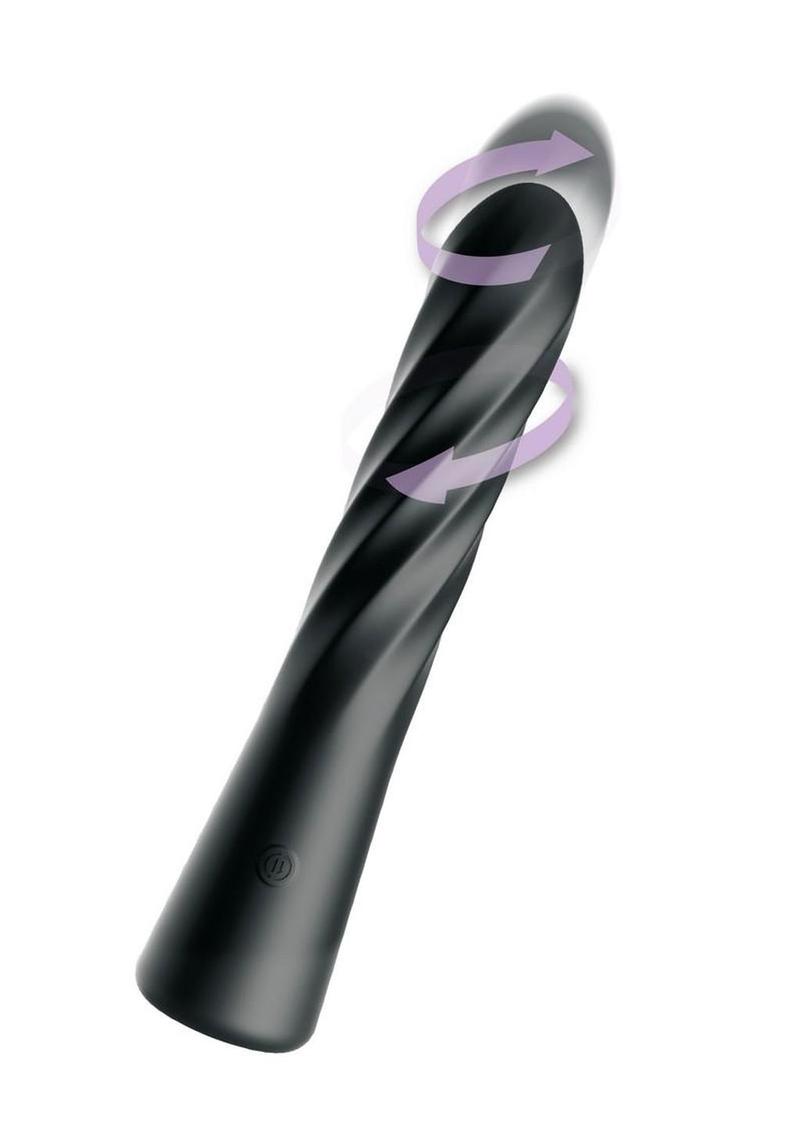 Anal Fantasy Elite Twist Ecstasy Rechargeable Silicone Rotating Anal Massager