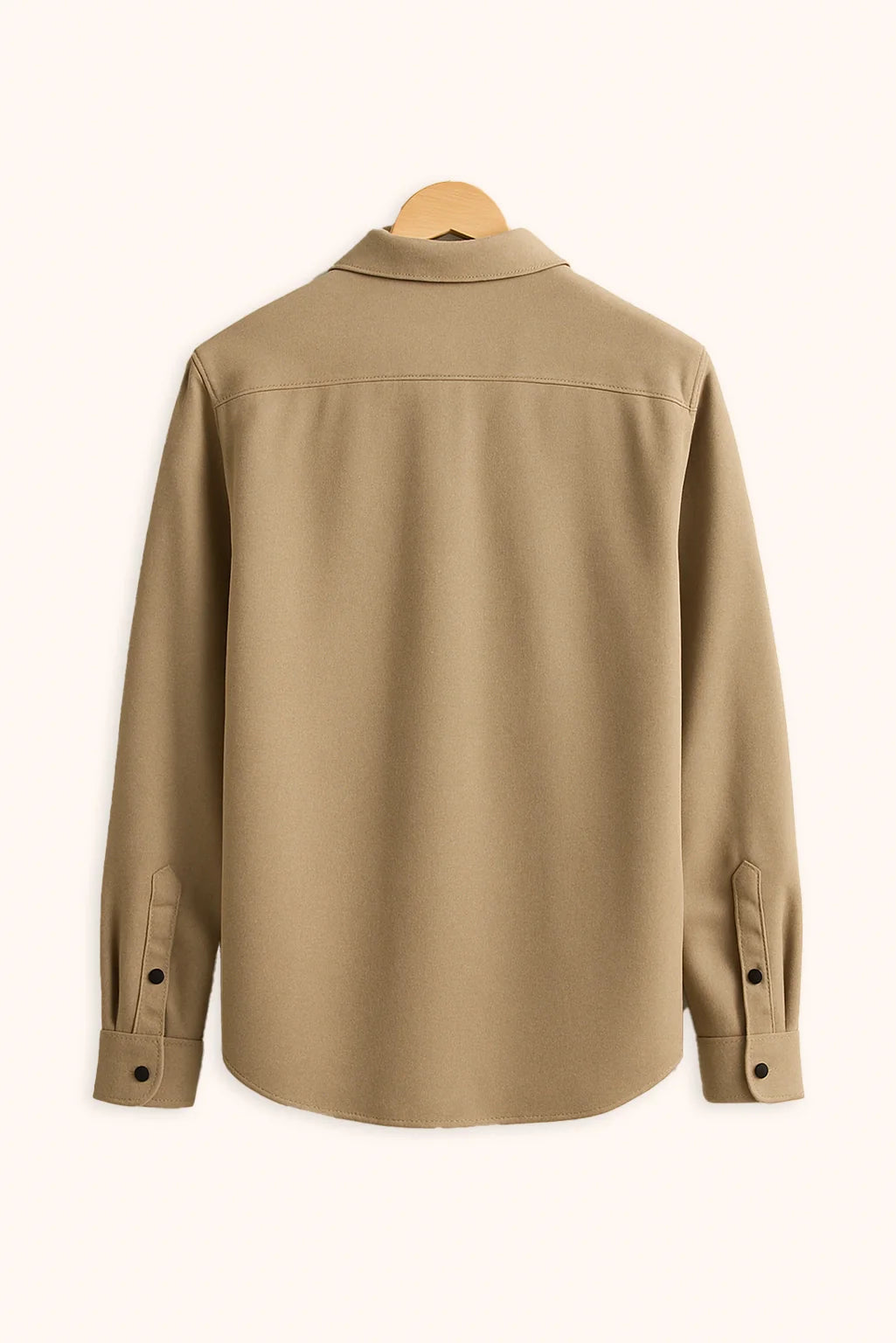 Men's Apricot Color Premium Full Sleeve Shirt
