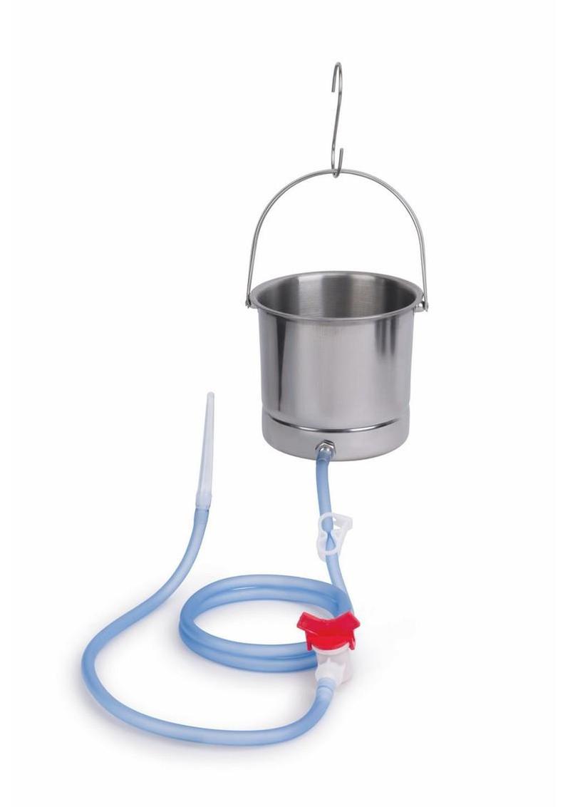 Aquaclean Stainless Steel Bucket Mate Set with Interchangeable Nozzle