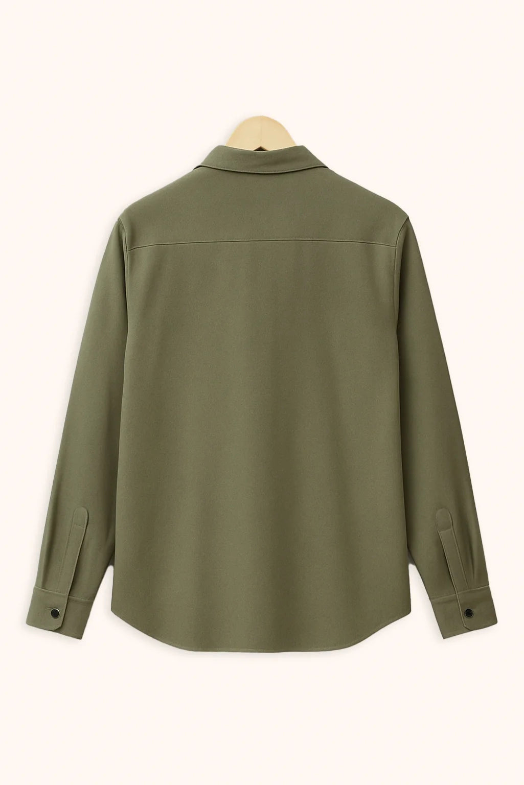 Men's Army Green Color Premium Full Sleeve Shirt