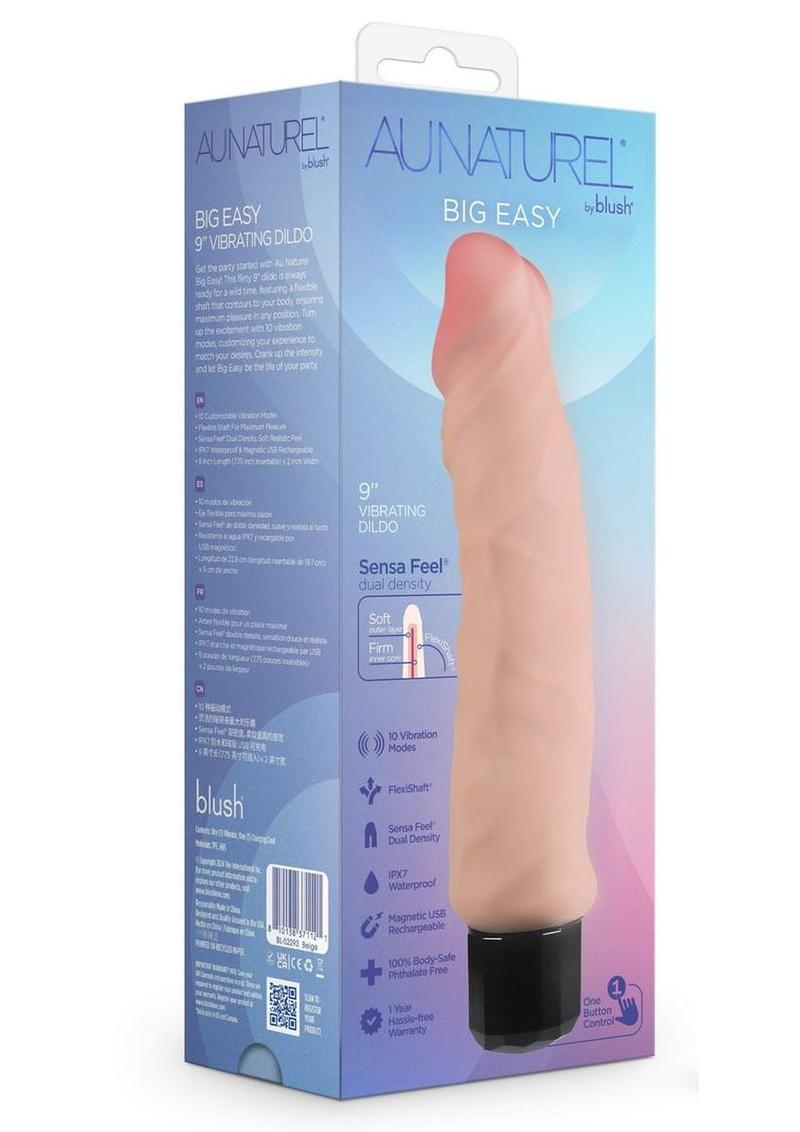 Au Naturel Big Easy Vibrating Dildo
