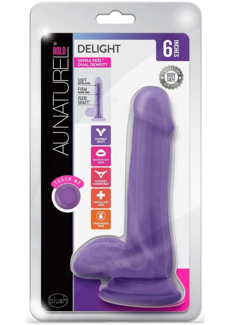 Au Naturel Bold Delight Dildo with Suction Cup