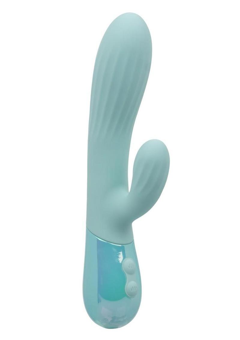 Aura Dual Ripple Rechargeable Silicone Rabbit Vibrator