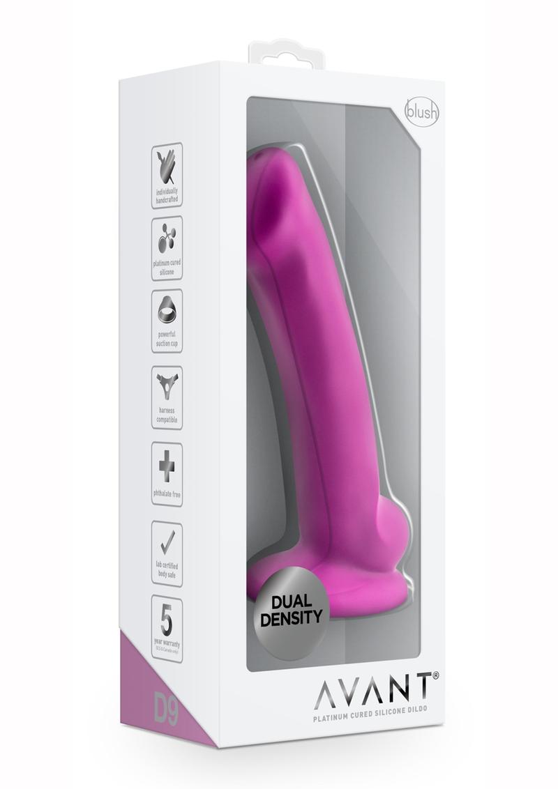 Avant D9 Ergo Mini Silicone Dildo with Suction Cup