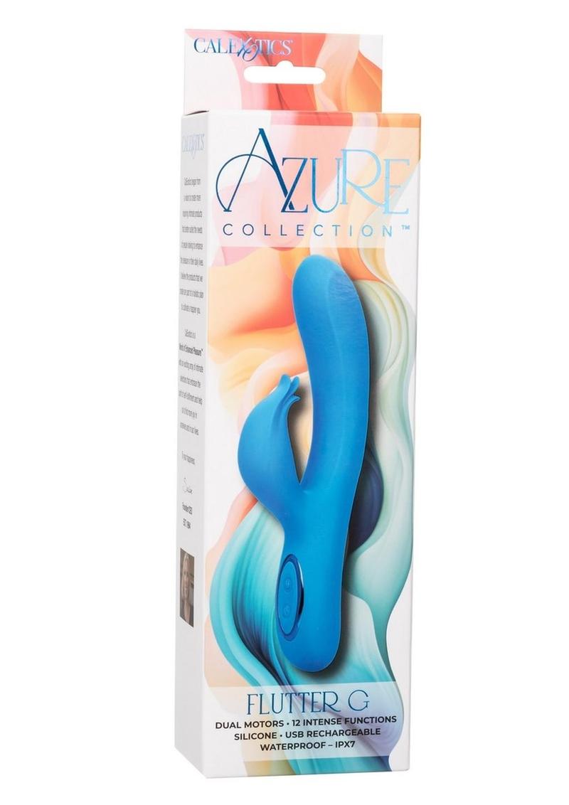Azure Collection Flutter G Rechargeable Silicone Vibrator