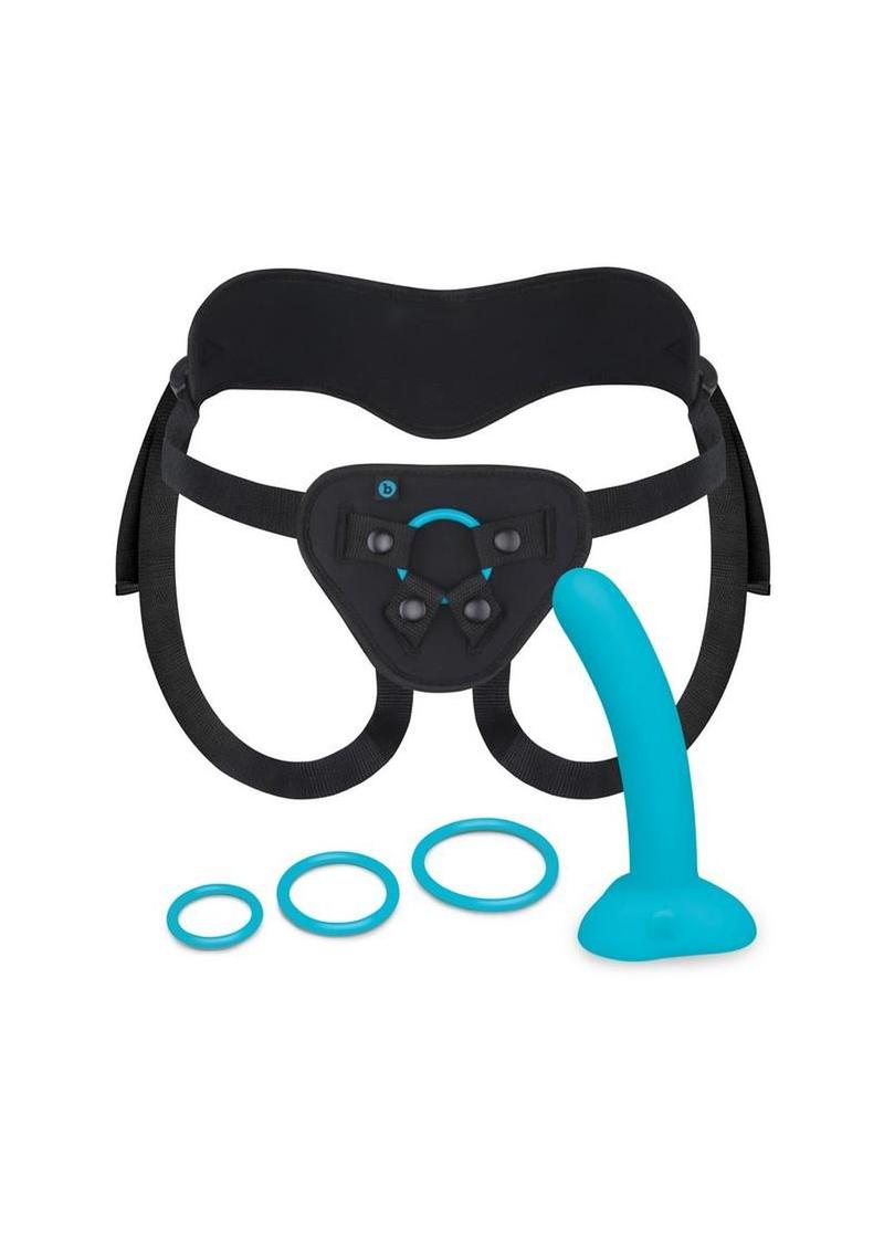 B Vibe Everybody Strap-On Harness Set with Silicone Dildo Peg