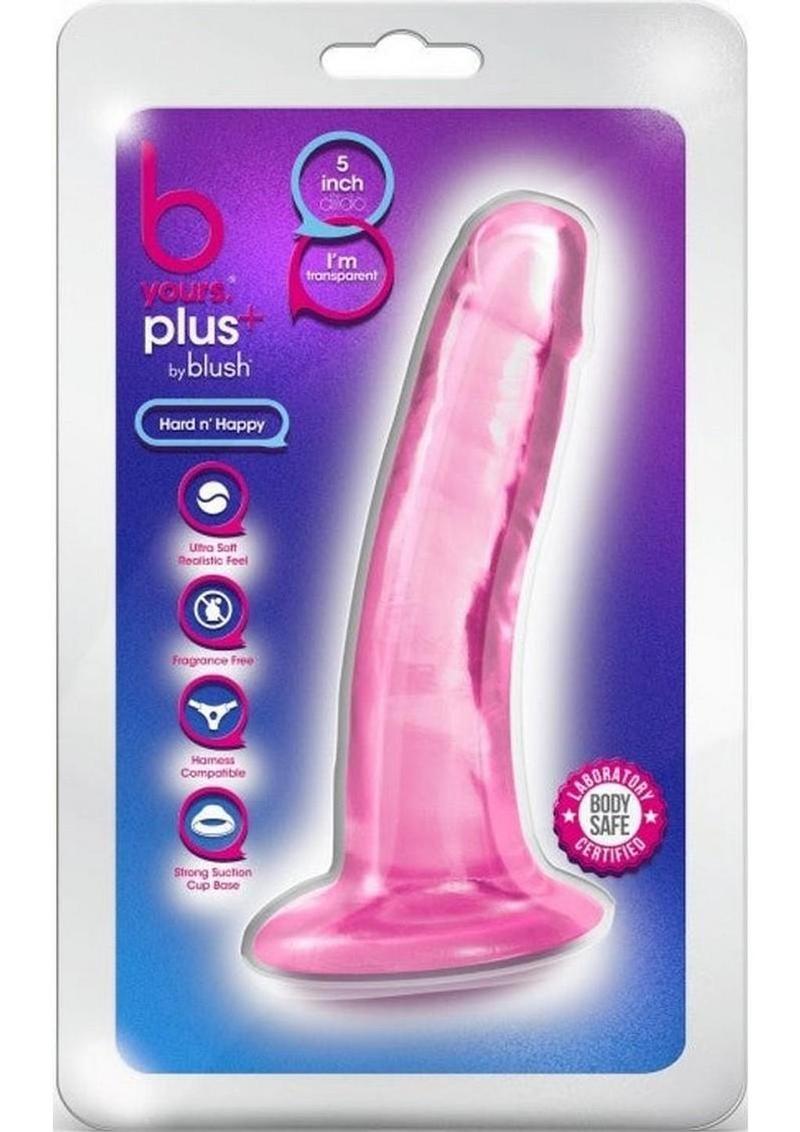 B Yours Plus Hard N' Happy Realistic Dildo