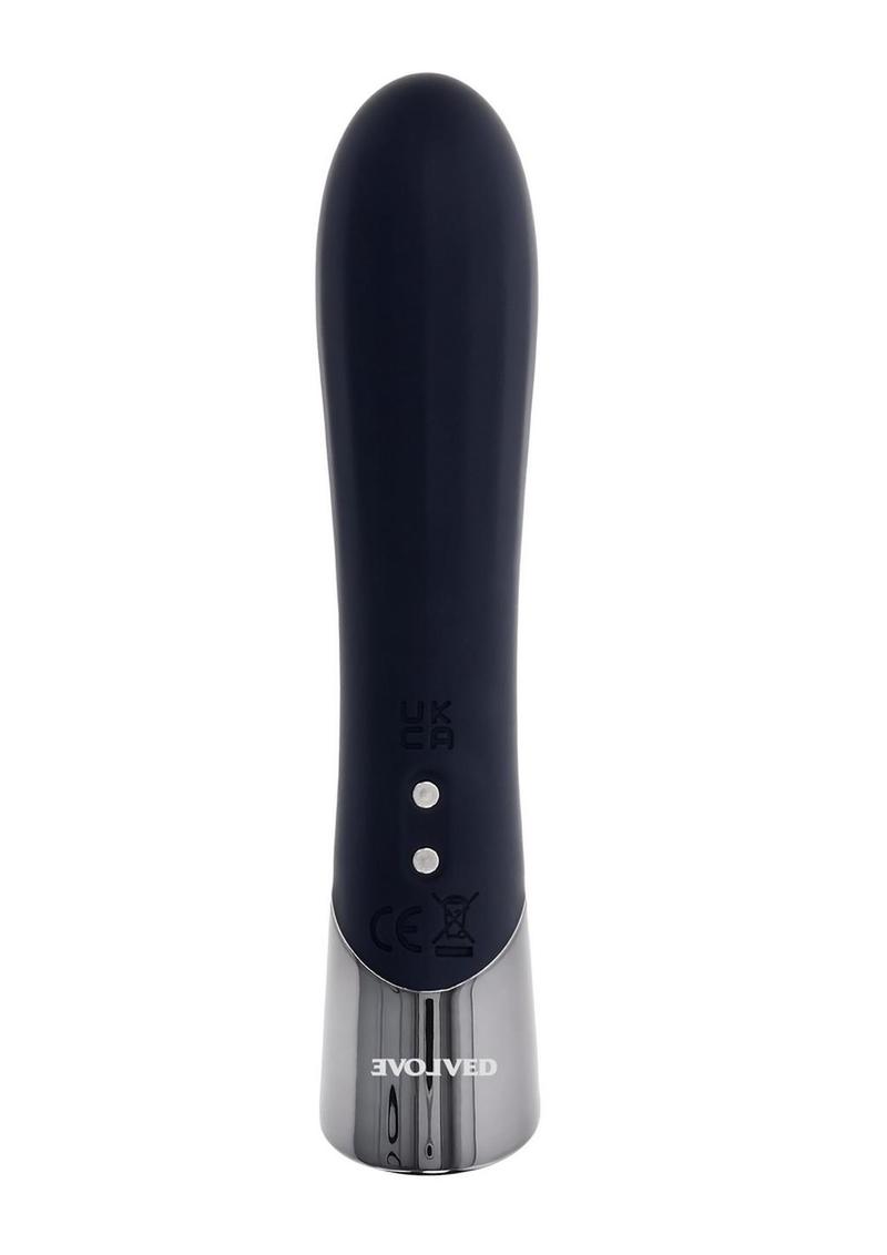 Back In Black Rechargeable Silicone Bullet