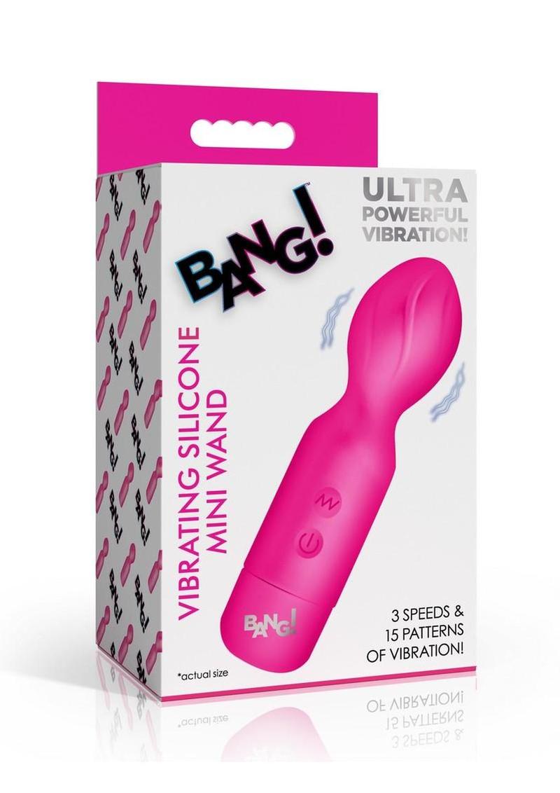 Bang! 18x Vibrating Silicone Mini Wand