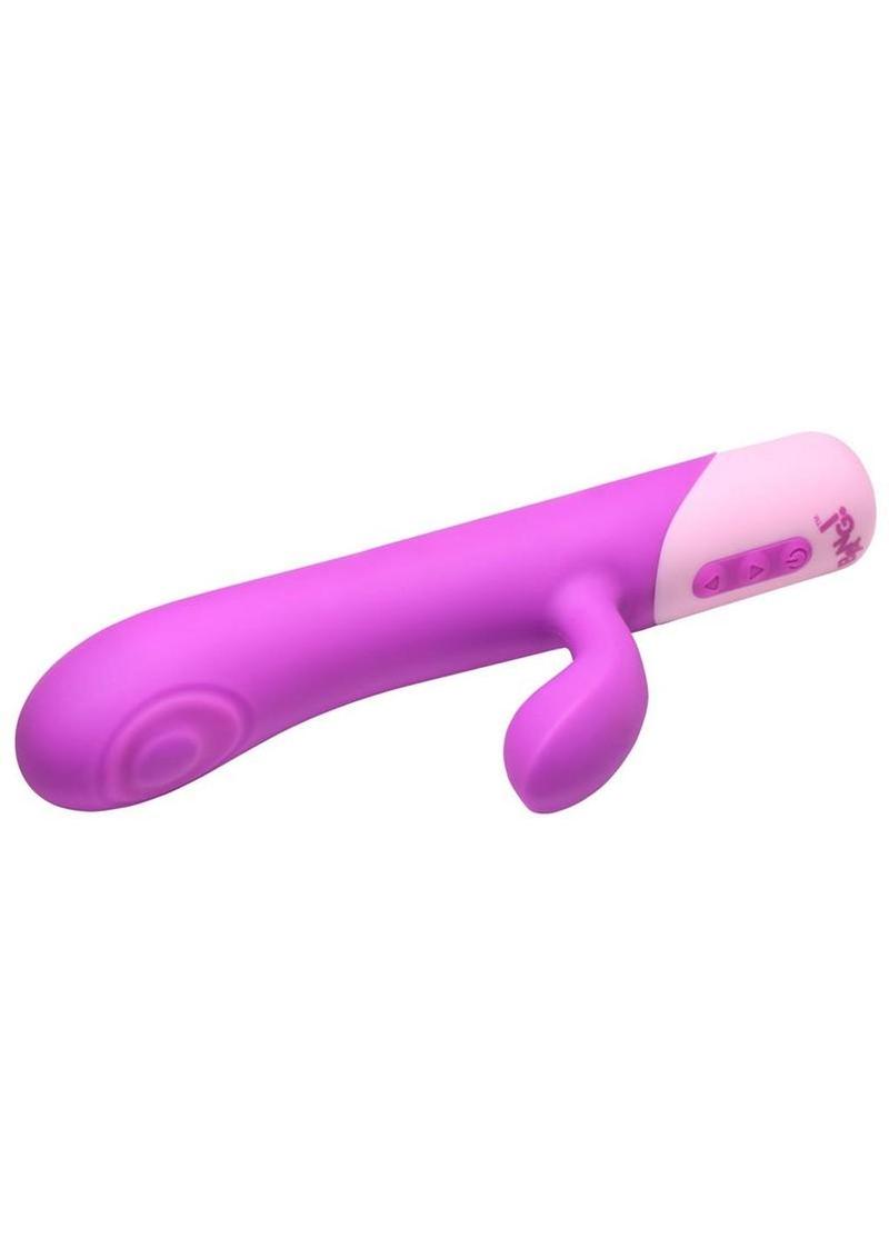 Bang! Clit Tapping Pulsing Rechargeable Silicone Rabbit Vibrator