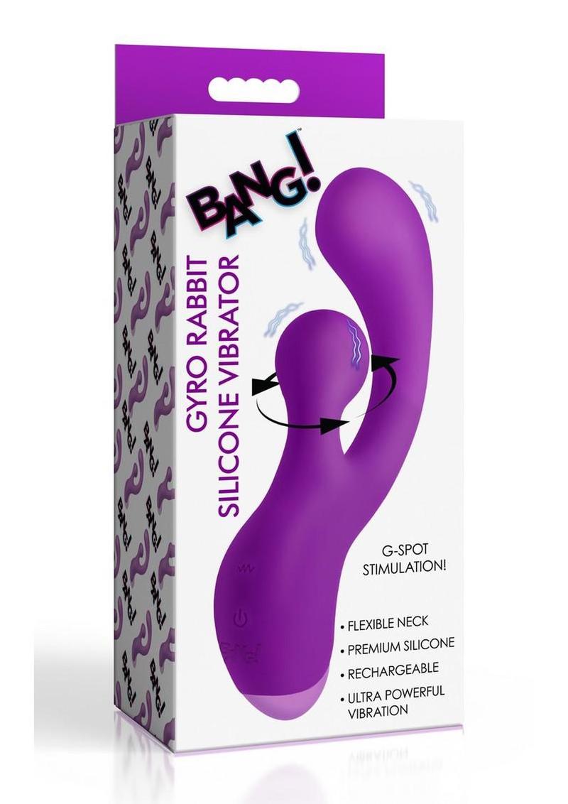 Bang! Gyro Rabbit Rechargeable Silicone Vibrator