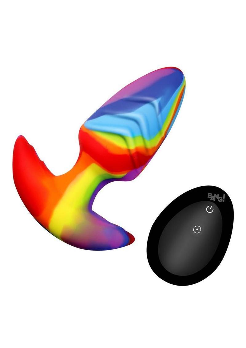 Bang Rotating and Vibrating Rechargeable Silicone Butt Plug