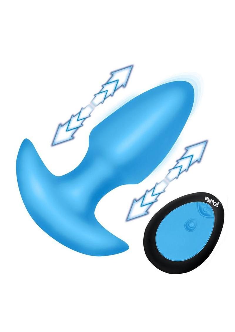 Bang! Thrusting and Vibrating Rechargeable Silicone Butt Plug