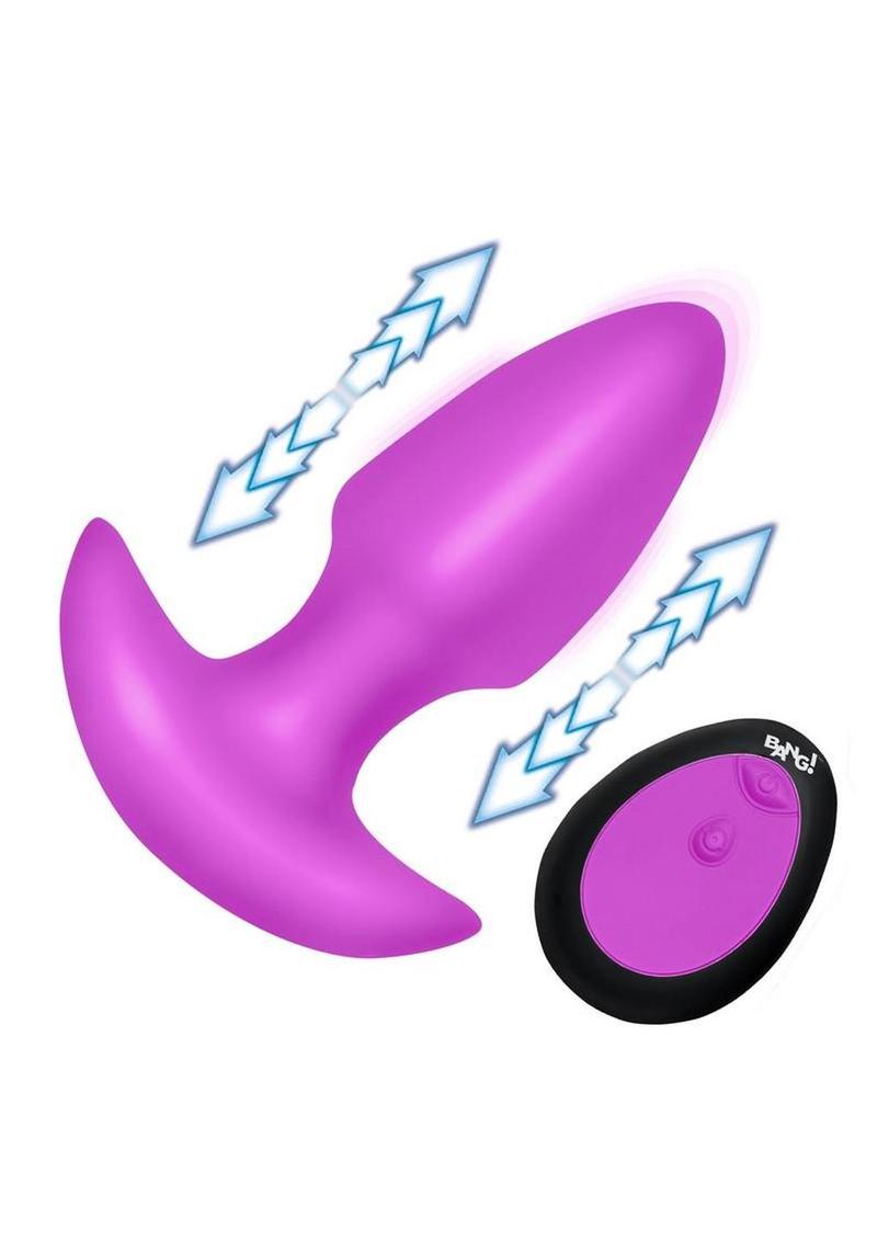 Bang! Thrusting and Vibrating Rechargeable Silicone Butt Plug