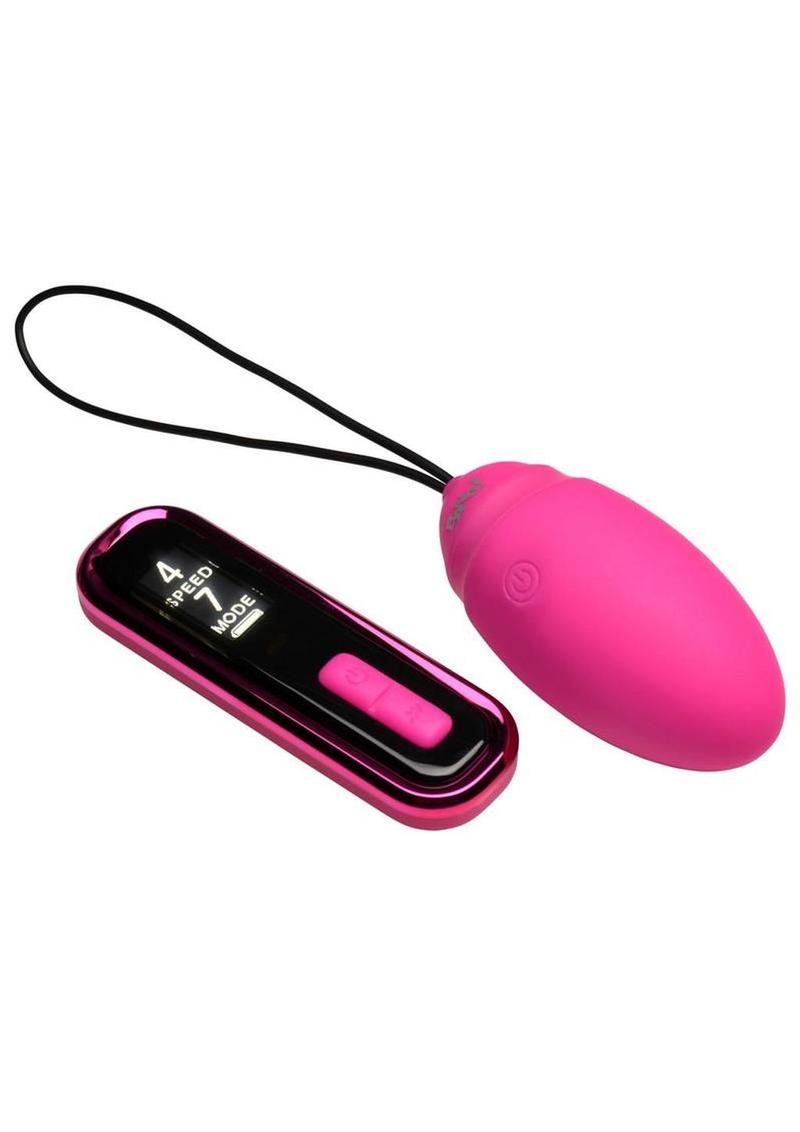 Bang! Vibrating Rechargeable Silicone Egg with Digital Remote Control