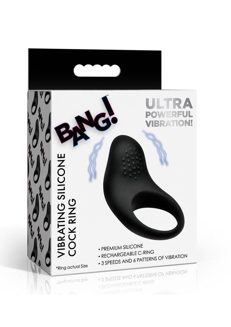 Bang! Vibrating Silicone Cock Ring