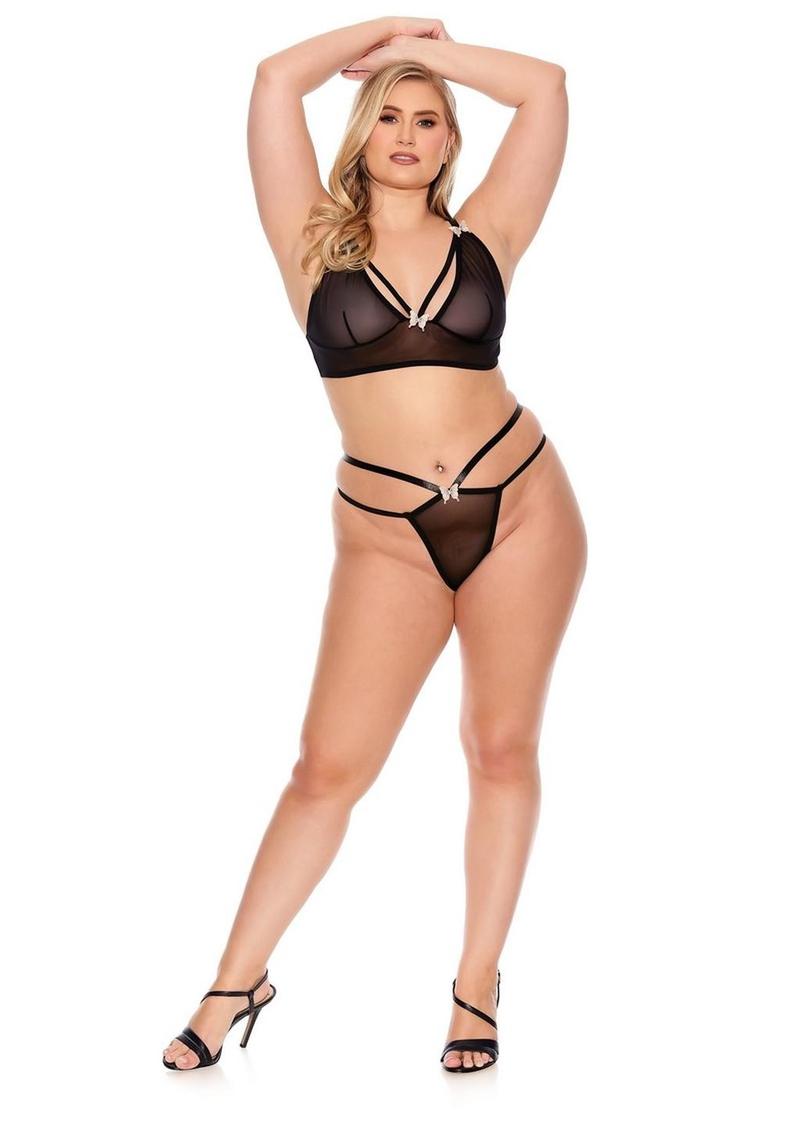 Barely Bare Bodice Bra and G-String Panty