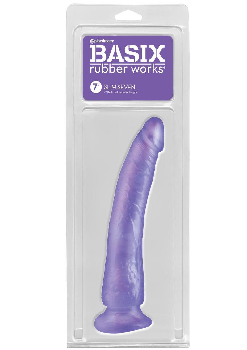 Basix Dong Slim 7 with Suction Cup