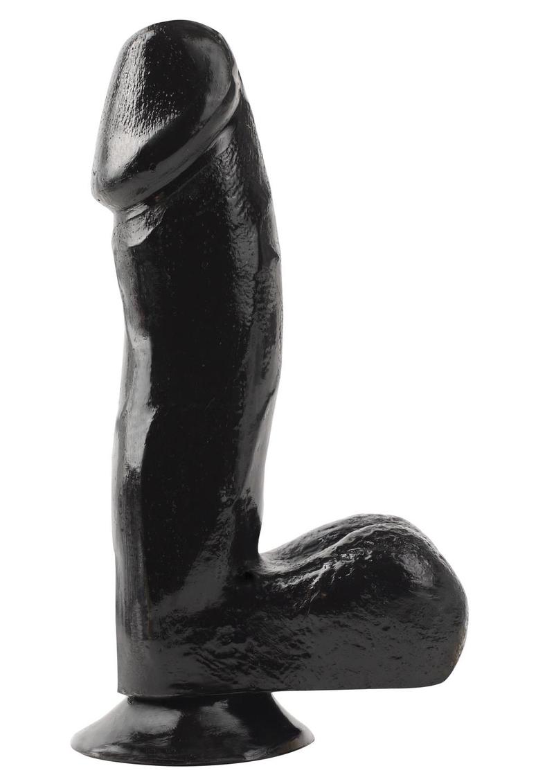 Basix Rubber Works 6.5in Dong with Suction Cup Waterproof
