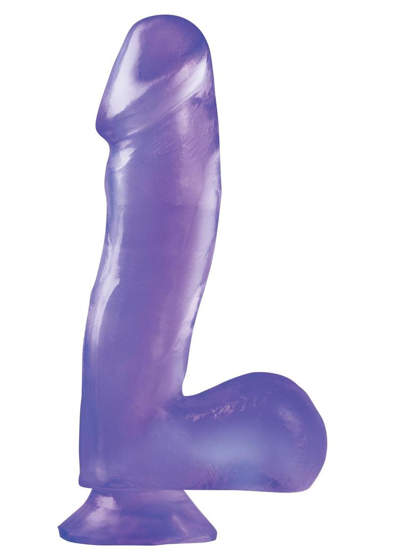 Basix Rubber Works 6.5in Dong with Suction Cup Waterproof