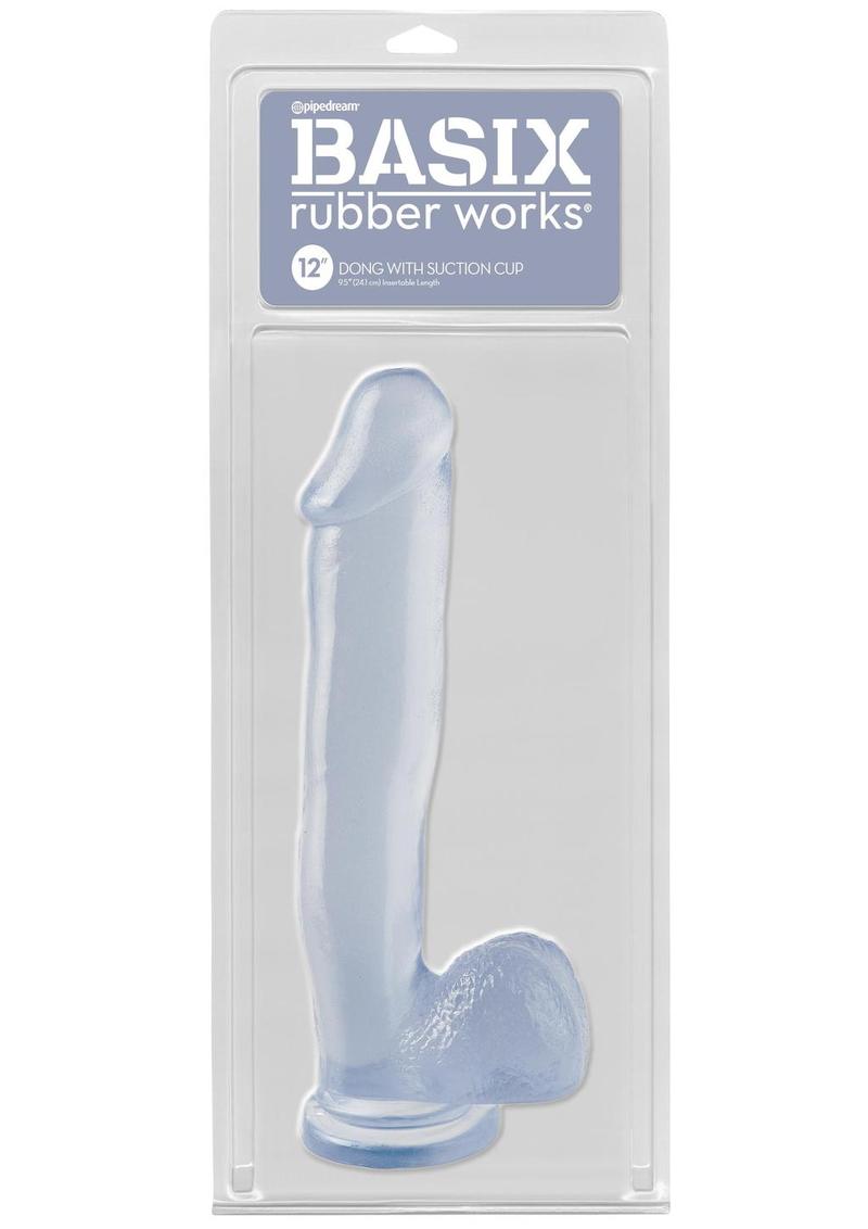 Basix Rubber Works Dong with Suction Cup