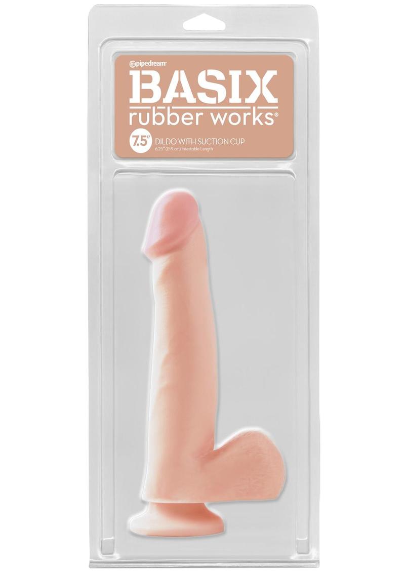 Basix Rubber Works Dong with Suction Cup