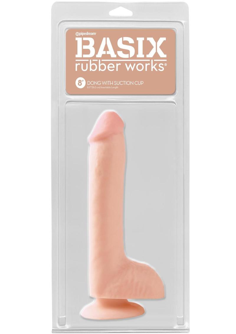 Basix Rubber Works Dong with Suction Cup