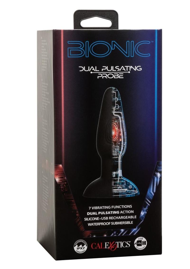 Bionic Dual Pulsating Probe Rechargeable Silicone Anal Stimulator