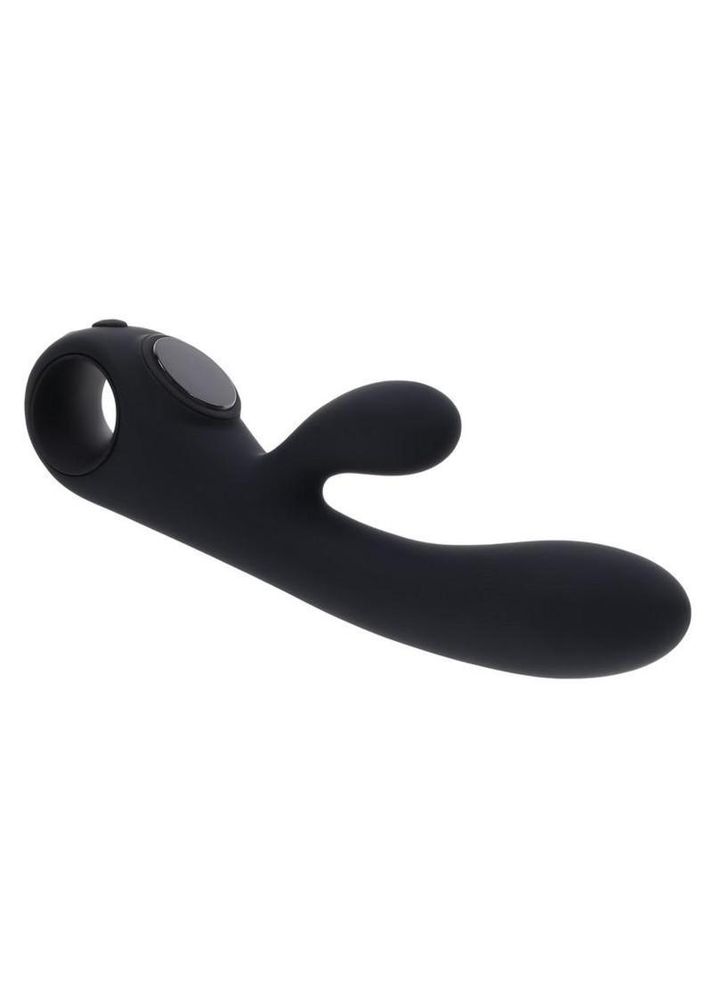 Black Magic Rechargeable Silicone Rabbit Vibrator