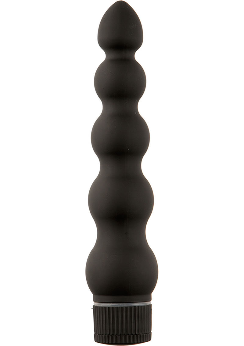 Black Magic Ribbed Waterproof Vibrator