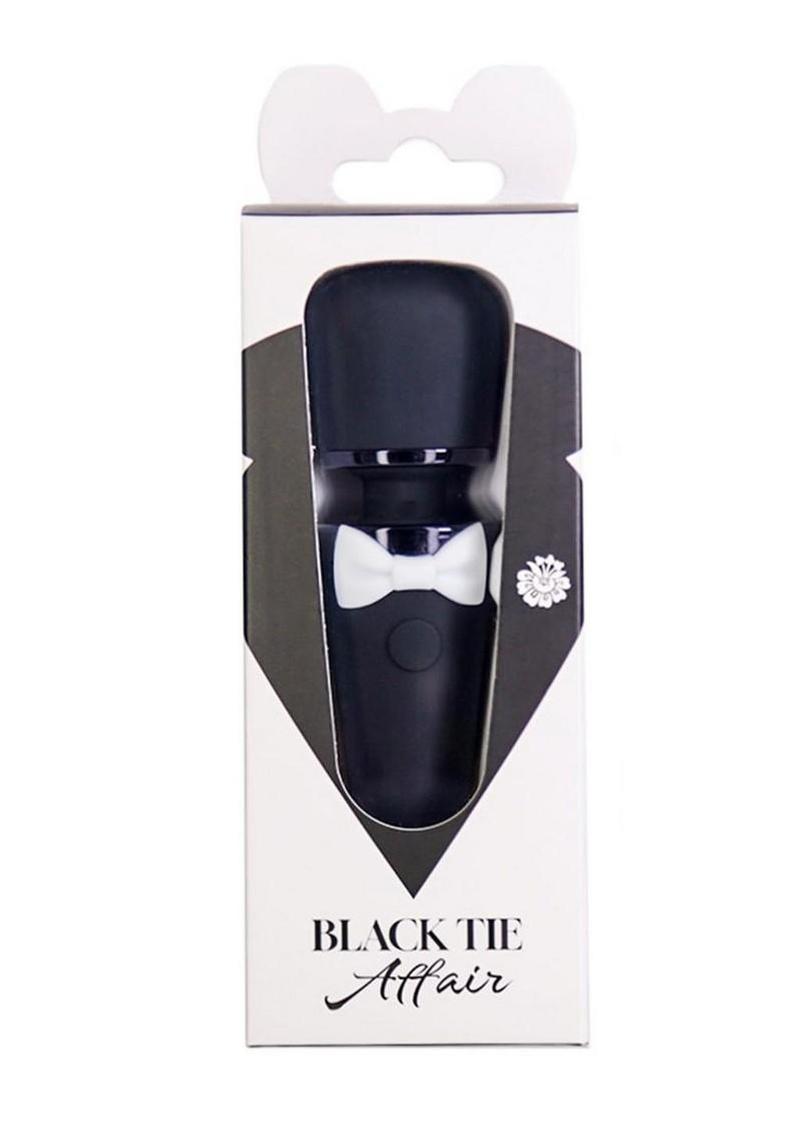 Black Tie Affair Bowtie Silicone Rechargeable Wand
