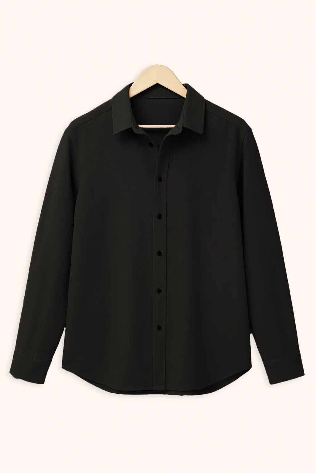 Men's Black Color Premium Full Sleeve Shirt