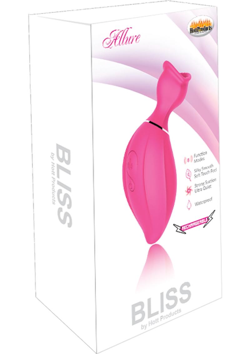 Bliss Allure Silicone Rechargeable Clitoral Suction Vibrator Waterproof