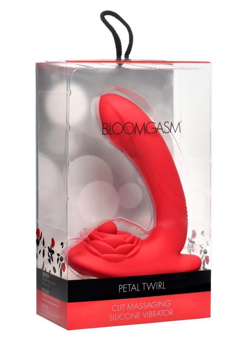 Bloomgasm Petal Twirl Clit Massaging Rechargeable Silicone Vibrator