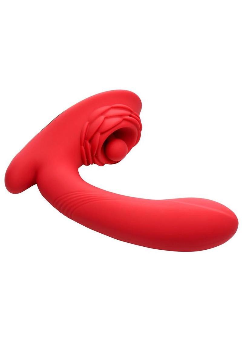 Bloomgasm Petal Twirl Clit Massaging Rechargeable Silicone Vibrator
