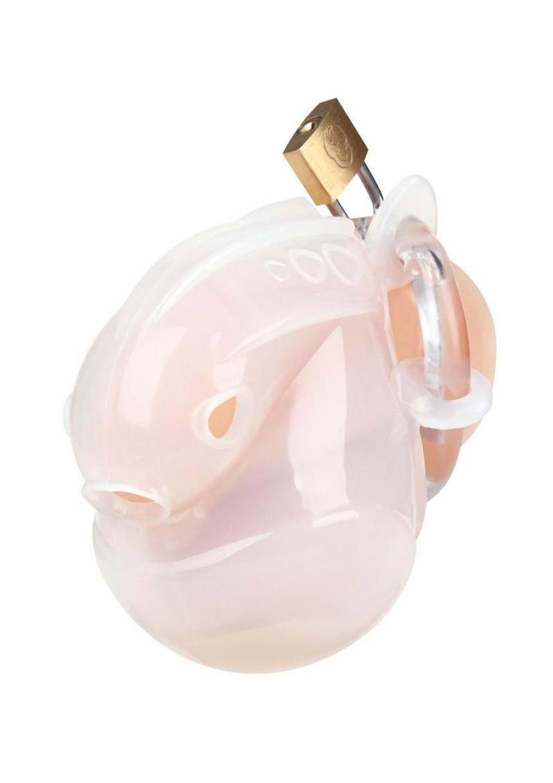 Blueline Full Restraint Silicone Cock and Balls Chastity Device 100% Coverage