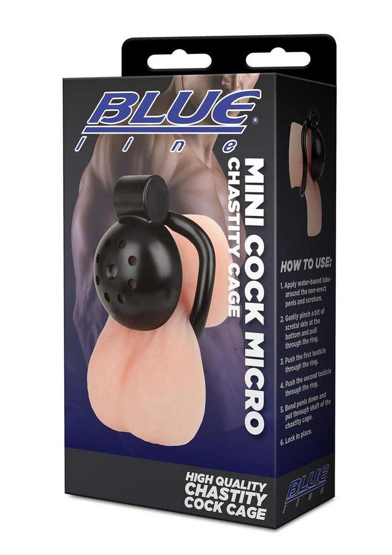 Blueline Mini Cock Micro Chastity Cage