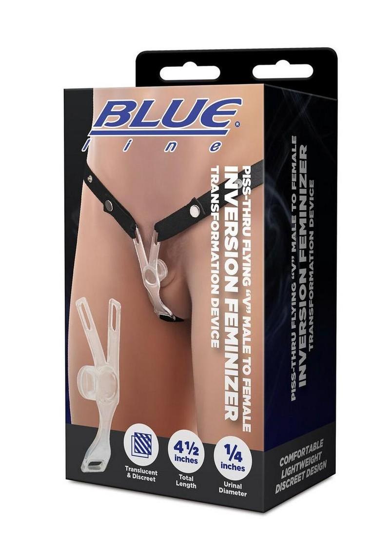 Blueline Piss-Thru Flying V Male to Female Inversion Feminizer Transformation Device