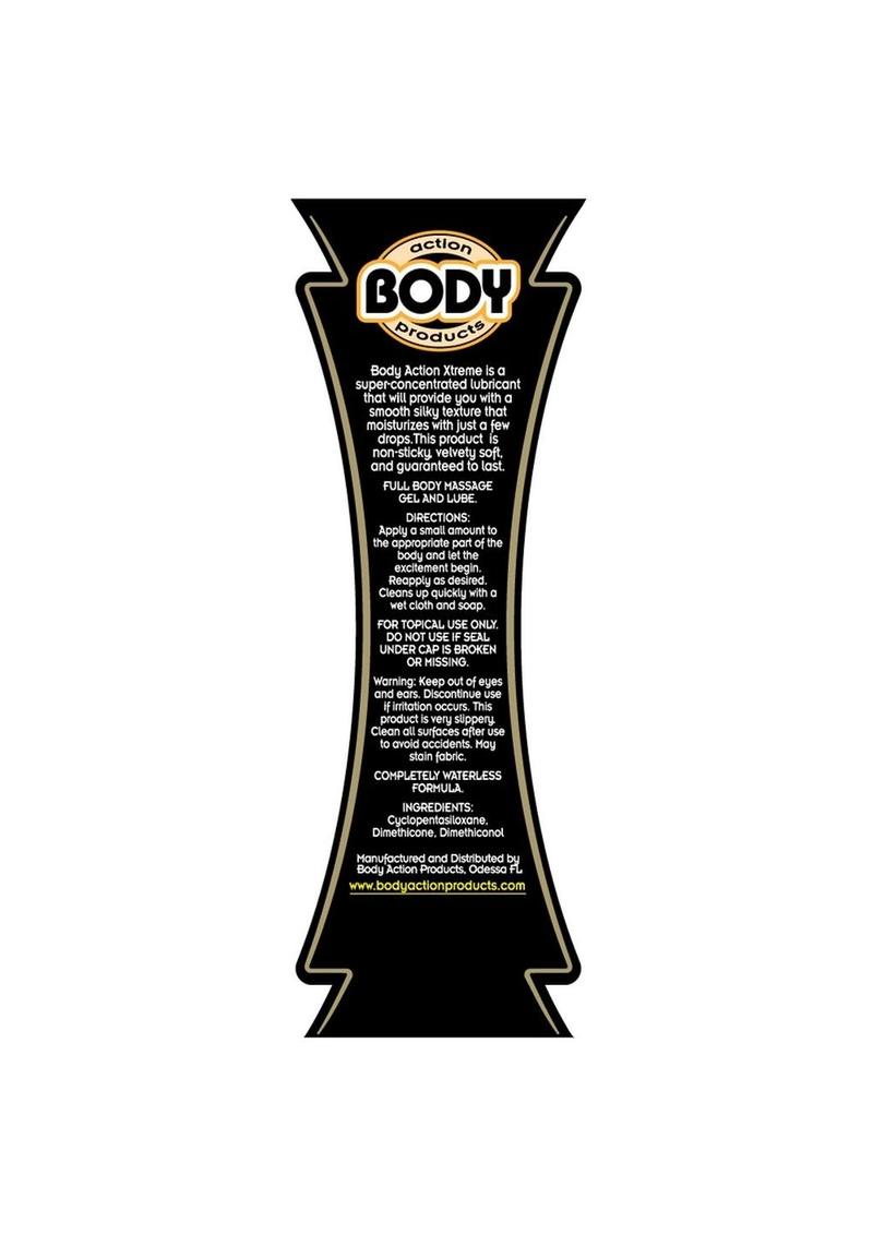 Body Action Xtreme Glide Silicone Lubricant