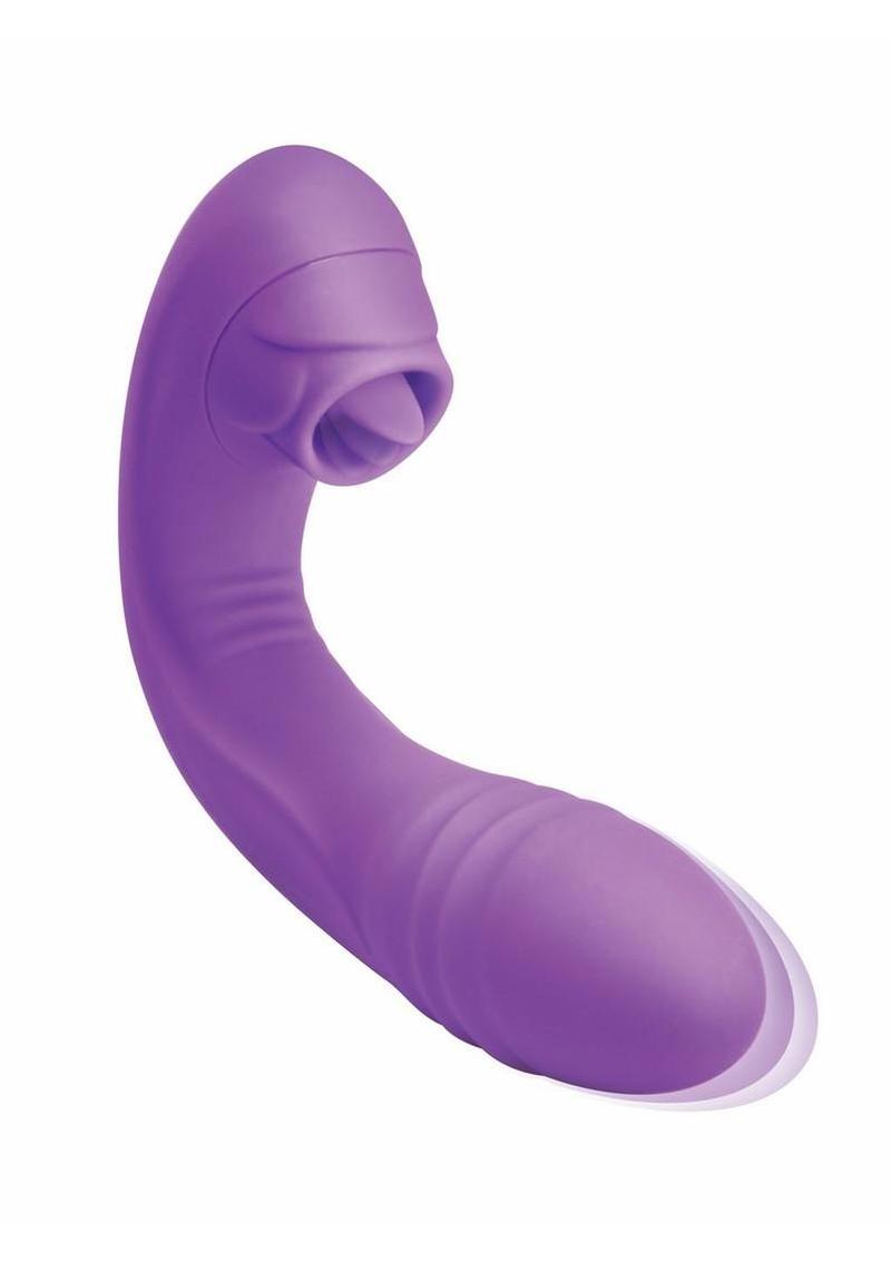 Bodywand G-Play Squirt Master The Thrusting and Licking Rechargeable Silicone Vibrator