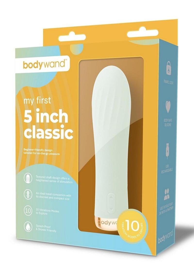 Bodywand My First 5 Inch Classic Silicone Rechargeable Vibrator